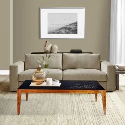 47.2 in. Black and Brown Rectangular Metal Top Coffee Table with Laser Cut Design by The Urban Port -The Urban Port Sales black and brown the urban port coffee tables upt 272003 76 1000