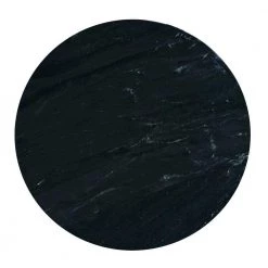 Ivy 12.5 in. Black and Gold Round Marble Top Accent Side Table with Metal Frame by The Urban Port -The Urban Port Sales black and gold the urban port end side tables upt 273473 4f 1000