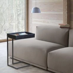 22 in. Black Geometric Iron Frame Industrial End Side Table with Mango Wood Tray Top by The Urban Port -The Urban Port Sales black the urban port end side tables upt 262394 31 1000