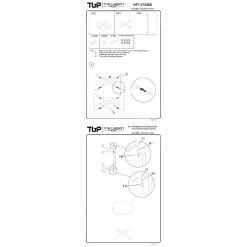 12.5 in. Black Marble Top Round Accent End Table with Metal Frame by The Urban Port -The Urban Port Sales black the urban port end side tables upt 273468 d4 1000