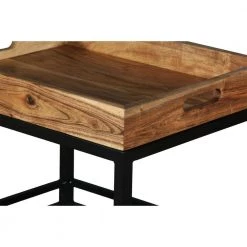 Industrial Brown and Black Metal Frame Serving Cart with 3-Tier Storage by The Urban Port 10 Industrial Brown and Black Metal Frame Serving Cart with 3-Tier Storage by The Urban Port -The Urban Port Sales brown and black the urban port bar carts upt 263767 1f 1000