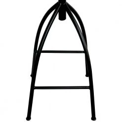 30 in. Industrial Style Brown and Black with Backrest Adjustable Swivel Bar Stool by The Urban Port -The Urban Port Sales brown and black the urban port bar stools upt 165868 fa 1000