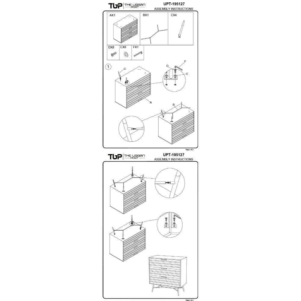 Brown and Black 3-Drawer Wooden Chest with Slanted Metal Base by The Urban Port 10 Brown and Black 3-Drawer Wooden Chest with Slanted Metal Base by The Urban Port - Image 10