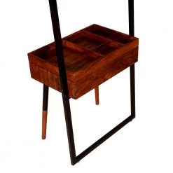 71 In. Brown and Black Metal Coat Stand with Mirror and 1 Drawer by The Urban Port 17 71 In. Brown and Black Metal Coat Stand with Mirror and 1 Drawer by The Urban Port -The Urban Port Sales brown and black the urban port coat racks upt 238073 1f 1000