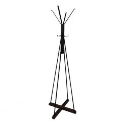 Holly 71 in. Brown and Black Reclaimed Wood and Metal Standing Wooden Coat Rack with Multiple Hooks Hangers by The Urban Port -The Urban Port Sales brown and black the urban port coat racks upt 273093 c3 1000