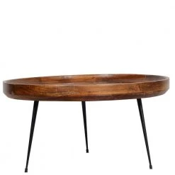 30 in. Brown/Black Medium Round Wood Coffee Table with Metal Legs by The Urban Port 9 30 in. Brown/Black Medium Round Wood Coffee Table with Metal Legs by The Urban Port -The Urban Port Sales brown and black the urban port coffee tables upt 183000 c3 1000