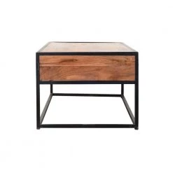 47 in. Brown/Black Large Rectangle Wood Coffee Table with 2-Drawers by The Urban Port -The Urban Port Sales brown and black the urban port coffee tables upt 197873 1f 1000