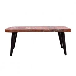 35 .5 in. Brown and Black Dual Tone Rectangle Wooden Top Coffee Table with Angled Legs by The Urban Port -The Urban Port Sales brown and black the urban port coffee tables upt 238094 c3 1000