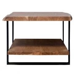 24 in. Brown and Black Rectangle Wooden Coffee Table by The Urban Port -The Urban Port Sales brown and black the urban port coffee tables upt 250417 1f 1000