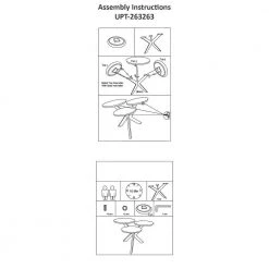 36 in Modern Brown and Black Round Coffee Table with 3-Tier Wooden Top and Boomerang Legs by The Urban Port -The Urban Port Sales brown and black the urban port coffee tables upt 263263 d4 1000