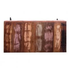 43 in. Brown and Black Rectangle Wooden 2 Drawer Console Table with Angled Legs and Multi Tone Pastel Accent by The Urban Port -The Urban Port Sales brown and black the urban port console tables upt 238093 1f 1000