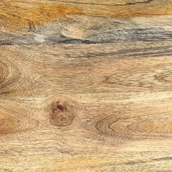 15 in. Brown and Black Mango Wood Square Tray Top V Shape Iron Accent Industrial End Side Table by The Urban Port -The Urban Port Sales brown and black the urban port end side tables upt 262395 44 1000