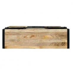 Brown and Black Wooden Sideboard with Barn Style 2-Sliding Doors and 3-Drawer by The Urban Port 13 Brown and Black Wooden Sideboard with Barn Style 2-Sliding Doors and 3-Drawer by The Urban Port -The Urban Port Sales brown and black the urban port sideboards buffet tables upt 242825 1f 1000