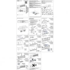 70.8 in. W Walnut Brown and Black Arthur Wooden TV Stand with 2 Slatted Sliding Doors Fits TV's up to 70 in. by The Urban Port -The Urban Port Sales brown and black the urban port tv stands upt 271301 d4 1000