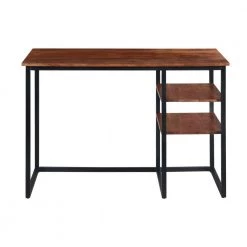 24 in. Rectangular Brown/Black Writing Desk by The Urban Port -The Urban Port Sales brown and black the urban port writing desks upt 195123 c3 1000
