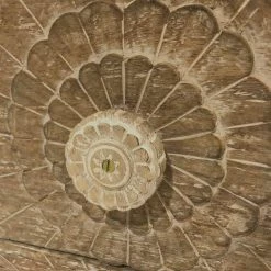 Brown and White 3-Drawer Mango Wood Accent Cabinet with Detailed Front Panels by The Urban Port -The Urban Port Sales brown and white the urban port accent cabinets upt 226285 44 1000