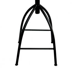 28.5 in. H Brown and Black Industrial Style Adjustable Swivel Counter Height Stool with Backrest by The Urban Port -The Urban Port Sales brown black the urban port bar stools upt 165867 76 1000