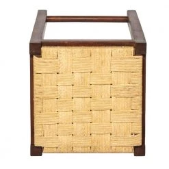 32 in. Brown Mango Wood Barstool with Rope Weaved Seat by The Urban Port -The Urban Port Sales brown the urban port bar stools upt 262413 44 1000