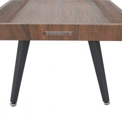 23 in. L Brown and Black Rectangular Wooden Coffee Table with Tray Top and Metal Legs by The Urban Port -The Urban Port Sales brown the urban port coffee tables upt 266257 1f 1000