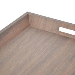 23 in. L Brown and Black Rectangular Wooden Coffee Table with Tray Top and Metal Legs by The Urban Port -The Urban Port Sales brown the urban port coffee tables upt 266257 44 1000