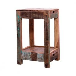 25.5 in. Brown 2-Drawer Industrial Wooden Storage Side Table with Cut Out Pulls by The Urban Port -The Urban Port Sales brown the urban port end side tables upt 238088 44 1000