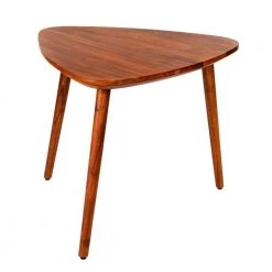 22.6 in. Brown Triangle Grain Guitar Pick Style Nesting Acacia Wood Side Table (Set of 2) by The Urban Port -The Urban Port Sales brown the urban port end side tables upt 272010 4f 1000