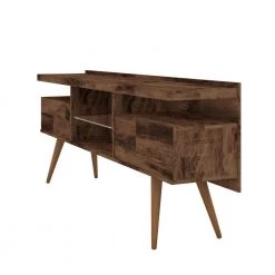 63 in. Wooden Brown Entertainment TV Media Stand with 4-Open Compartments Fits TV's up to 60 in. by The Urban Port -The Urban Port Sales brown the urban port tv stands upt 225279 4f 1000