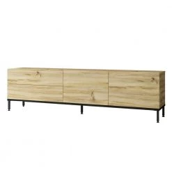 67 In. Natural Wood and Metal TV Console Entertainment Media Center with Cabinet Doors by The Urban Port -The Urban Port Sales brown the urban port tv stands upt 272743 1f 1000