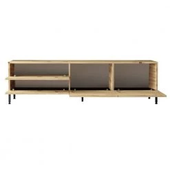 67 In. Natural Wood and Metal TV Console Entertainment Media Center with Cabinet Doors by The Urban Port -The Urban Port Sales brown the urban port tv stands upt 272743 c3 1000