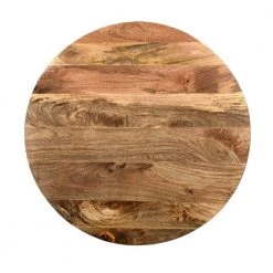 Dark Brown Mango Wood Coffee Table In Round Shape by The Urban Port -The Urban Port Sales dark brown the urban port coffee tables upt 32180 4f 1000