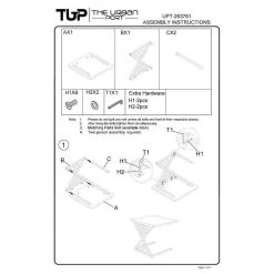 Industrial Gray and Black Metal Frame End Table with Square Wood Top C-Shaped by The Urban Port -The Urban Port Sales gray and black the urban port c tables upt 263761 66 1000