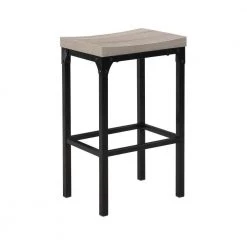 5-Piece Square Gray and Black Wood Top Counter Height Dining Table and Stool Set (Seats 4) by The Urban Port -The Urban Port Sales gray and black the urban port dining room sets upt 238485 fa 1000