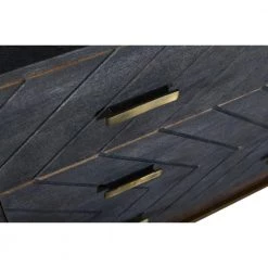 3-Drawer Gray Mango Wood Storage Chest with Tubular Metal Base 15.7 in. L x 31.5 in. W x 30 in. H by The Urban Port -The Urban Port Sales gray and bronze the urban port chest of drawers upt 237995 77 1000