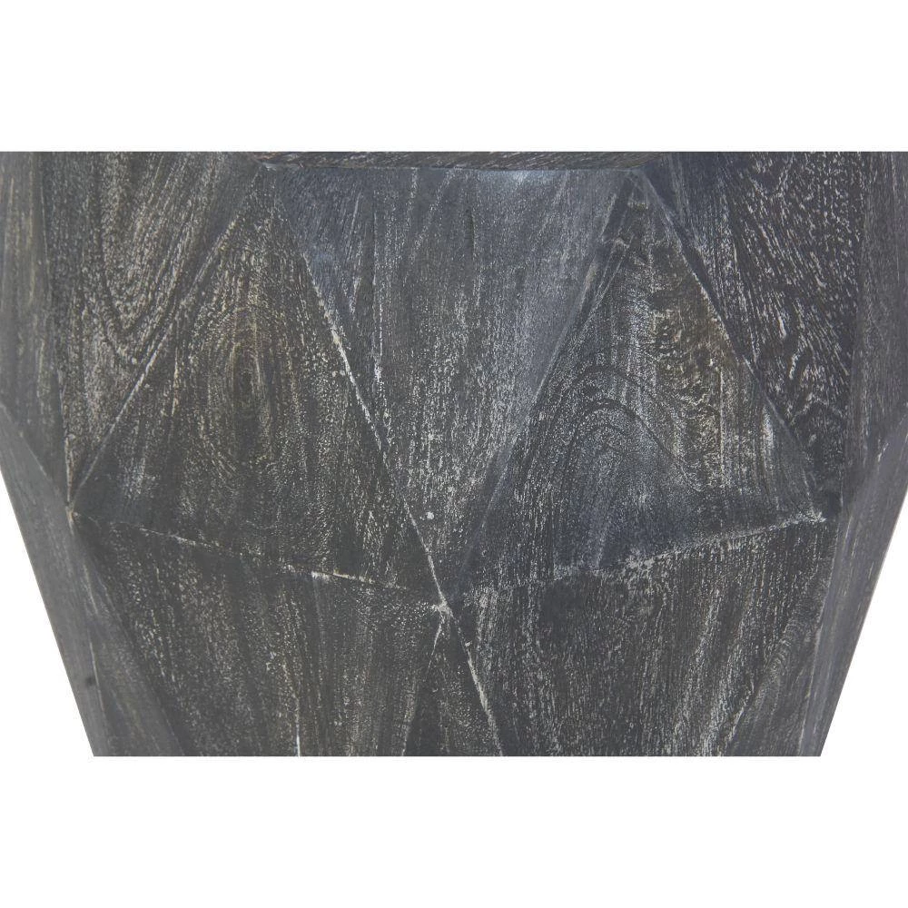 Ashton 16 in. Rustic Gray Octagonal Mango Wood Side End Table with Faceted and Chiseled Edges by The Urban Port 6 Ashton 16 in. Rustic Gray Octagonal Mango Wood Side End Table with Faceted and Chiseled Edges by The Urban Port - Image 6