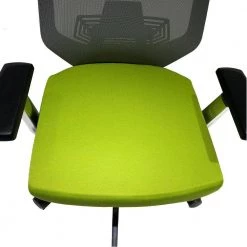 Green and Gray Adjustable Headrest Ergonomic Office Swivel Chair with Padded Seat and Casters by The Urban Port -The Urban Port Sales green and gray the urban port ergonomic chairs upt 230089 1f 1000