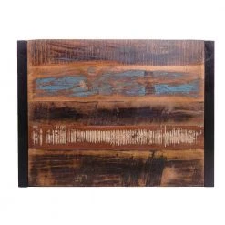 39 .5 in. Multicolor Rectangle Rustic Wooden Coffee Table with Planked Bottom Shelf by The Urban Port -The Urban Port Sales multicolor the urban port coffee tables upt 238091 44 1000