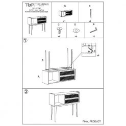 12 in. Natural Brown 30 in. Rectangular Mango Wood Console Table with 2-Drawer and Cane Rattan Panels by The Urban Port -The Urban Port Sales natural brown the urban port console tables upt 272542 d4 1000