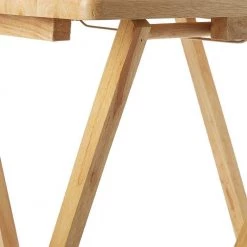 19 in. Natural Brown Rectangular Handcrafted Rubberwood TV Tray End Table with Folding X Shape Frame by The Urban Port -The Urban Port Sales natural brown the urban port end side tables upt 266381 1f 1000