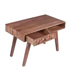 45 in. Rectangular Oak Brown Acacia Wood 1-Drawer Writing Desk by The Urban Port -The Urban Port Sales oak brown the urban port writing desks upt 242833 c3 1000