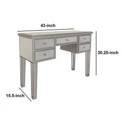 43 in. Gray Standard Rectangle Mirroed Console Table by The Urban Port 18 43 in. Gray Standard Rectangle Mirroed Console Table by The Urban Port -The Urban Port Sales silver and gray the urban port console tables upt 157133 76 1000