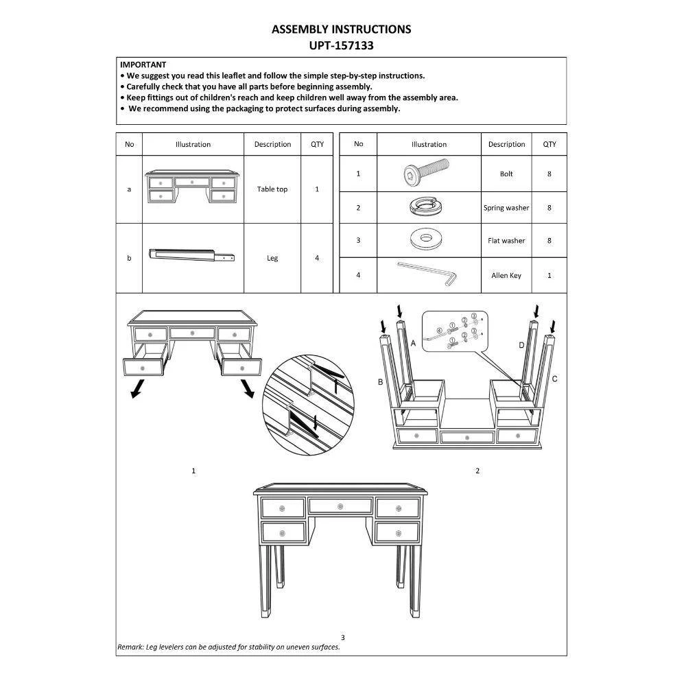 43 in. Gray Standard Rectangle Mirroed Console Table by The Urban Port 8 43 in. Gray Standard Rectangle Mirroed Console Table by The Urban Port - Image 8