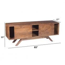 17 in. Walnut and Brown Wood TV Stand Fits TVs Up to 62 in. with Storage Doors by The Urban Port -The Urban Port Sales walnut brown the urban port tv stands upt 182998 1d 1000