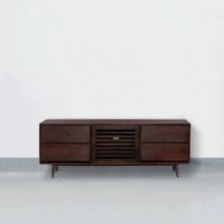 17.7 in. Walnut Brown TV Cabinet with 4 Drawers Fits TV's up to 60 in. and Wooden Frame by The Urban Port 15 17.7 in. Walnut Brown TV Cabinet with 4 Drawers Fits TV's up to 60 in. and Wooden Frame by The Urban Port -The Urban Port Sales walnut brown the urban port tv stands upt 262408 66 1000