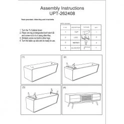 17.7 in. Walnut Brown TV Cabinet with 4 Drawers Fits TV's up to 60 in. and Wooden Frame by The Urban Port 22 17.7 in. Walnut Brown TV Cabinet with 4 Drawers Fits TV's up to 60 in. and Wooden Frame by The Urban Port -The Urban Port Sales walnut brown the urban port tv stands upt 262408 d4 1000