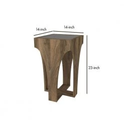 14.7 in. Walnut Smokey Black Chiseled Arch Panel Legs Rectangular Glass Top Side Table by The Urban Port 14 14.7 in. Walnut Smokey Black Chiseled Arch Panel Legs Rectangular Glass Top Side Table by The Urban Port -The Urban Port Sales walnut smokey black the urban port end side tables upt 272761 44 1000