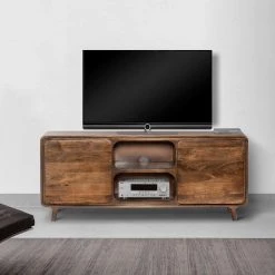 15 in. W Weathered Brown Farmhouse TV Media Cabinet with 2 Doors and Wooden Frame by The Urban Port -The Urban Port Sales weathered brown the urban port tv stands upt 262407 31 1000