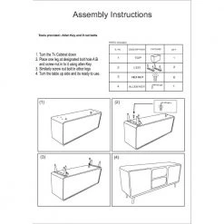 15 in. W Weathered Brown Farmhouse TV Media Cabinet with 2 Doors and Wooden Frame by The Urban Port -The Urban Port Sales weathered brown the urban port tv stands upt 262407 d4 1000