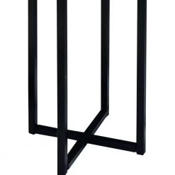 12.5 in. White and Black Marble Top Accent Round Side Table with Metal Frame by The Urban Port -The Urban Port Sales white and black the urban port end side tables upt 273471 4f 1000