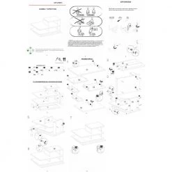 23.6 in. White and Brown Modern Rectangular Wooden Coffee Table with 3-Tier Stacked Design by The Urban Port -The Urban Port Sales white and brown the urban port coffee tables upt 272751 d4 1000