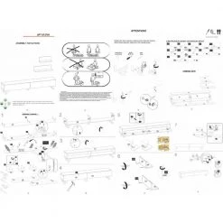 70.9 in. White and Brown Wooden Rectangular TV Console Entertainment Center with 2 Wall Shelves by The Urban Port -The Urban Port Sales white and brown the urban port tv stands upt 272755 d4 1000